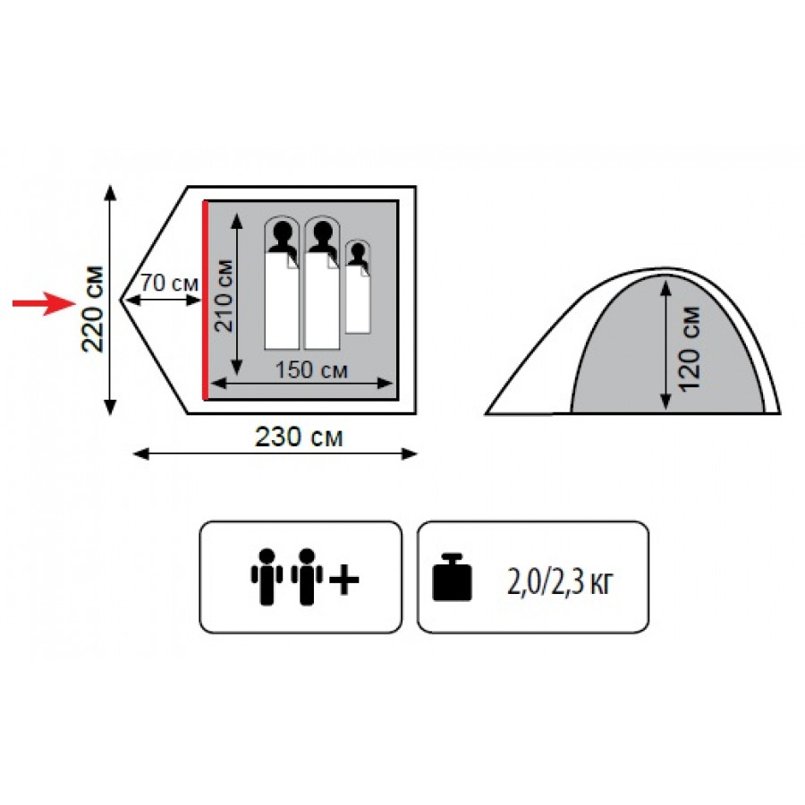 Намет Totem Tepee