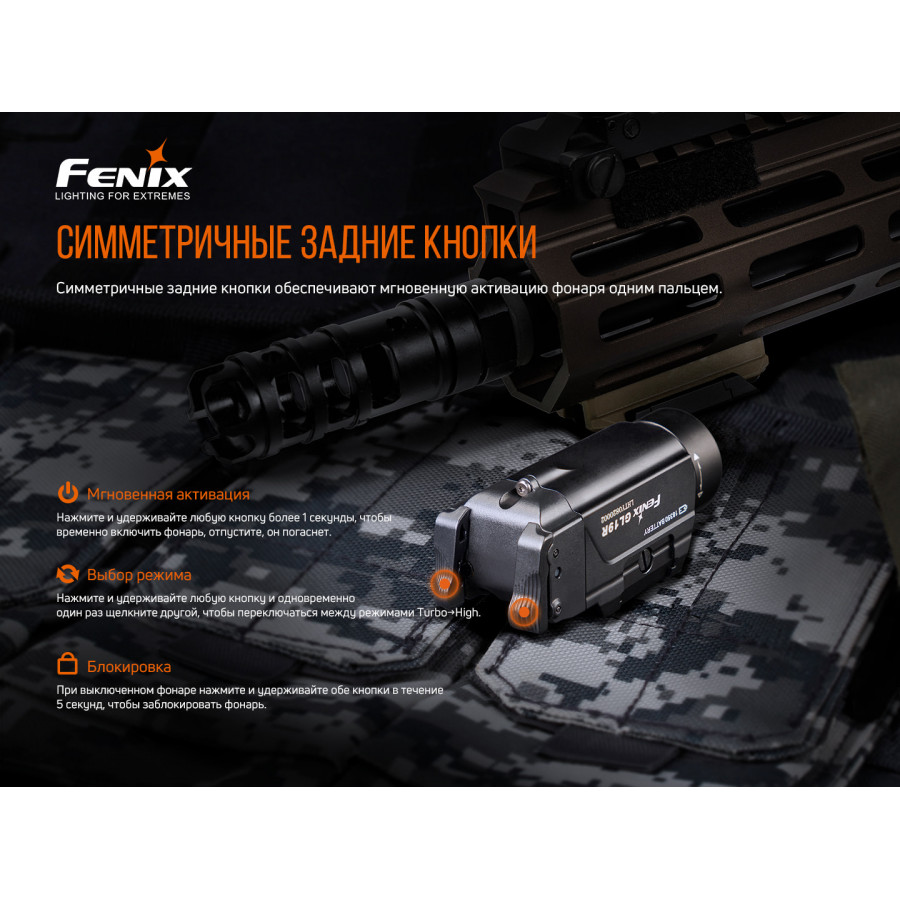 Пістолетний ліхтар Fenix GL19R