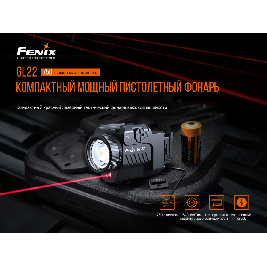 Пістолетний ліхтар Fenix GL22R