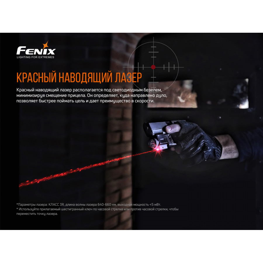 Пістолетний ліхтар Fenix GL22R