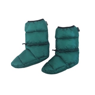 Пухові шкарпетки-чуні ROCK FRONT Hot Feet Ultralight - L - Смарагдовий