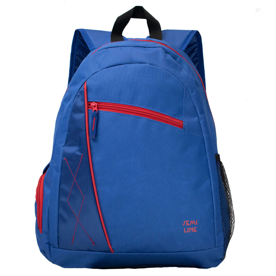 Рюкзак міський Semi Line 19 Blue/Red Elements (A3038-6)