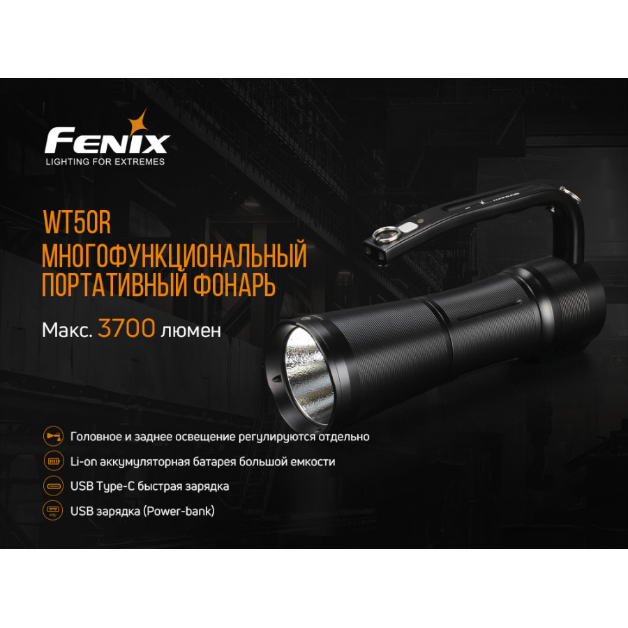 Ліхтар ручний Fenix WT50R