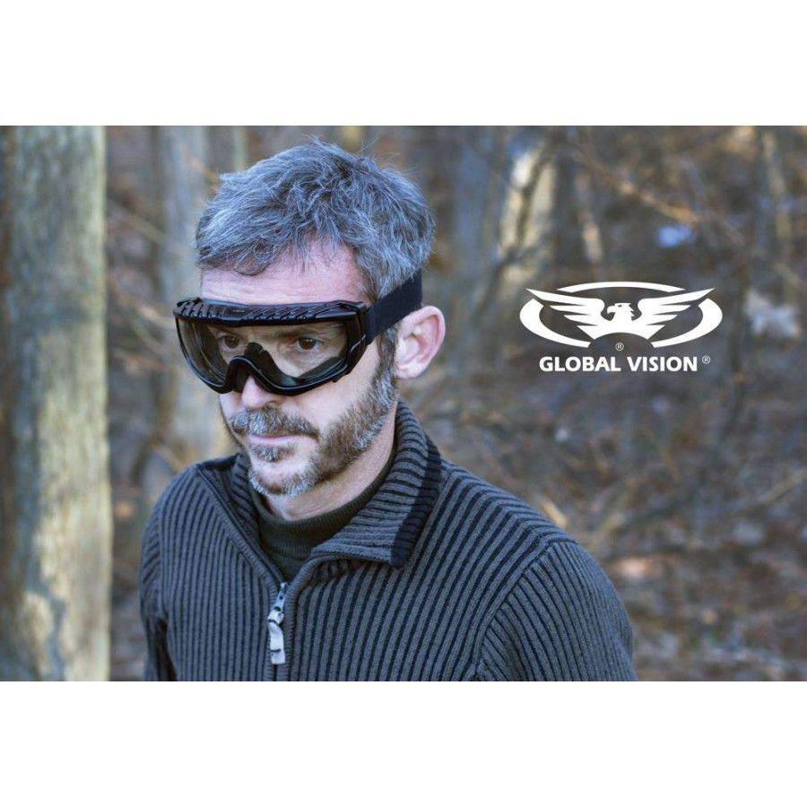 Окуляри захисні з ущільнювачем Global Vision Ballistech-1 (clear) Anti-Fog, прозорі