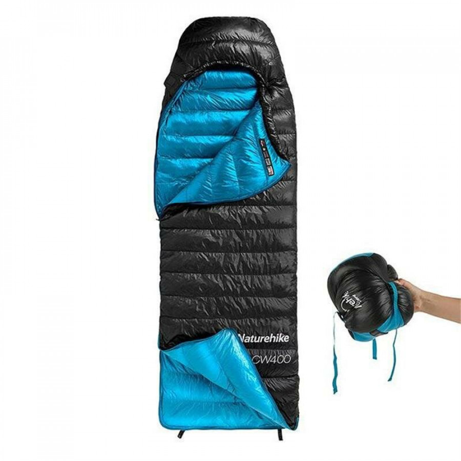 Спальник Naturehike CWZ400 NH19W400-Z, (7°C), p-р L, жовтий