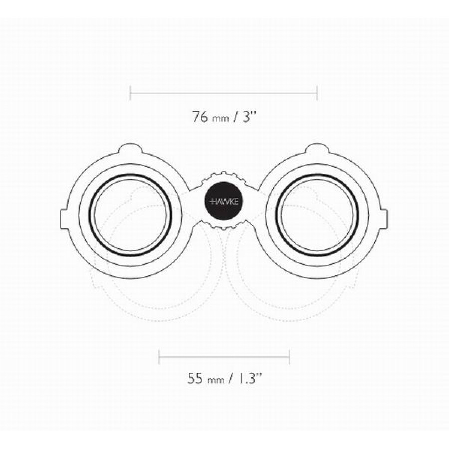 Бінокль Hawke Endurance ED 8x32 Binocular Green (36201)