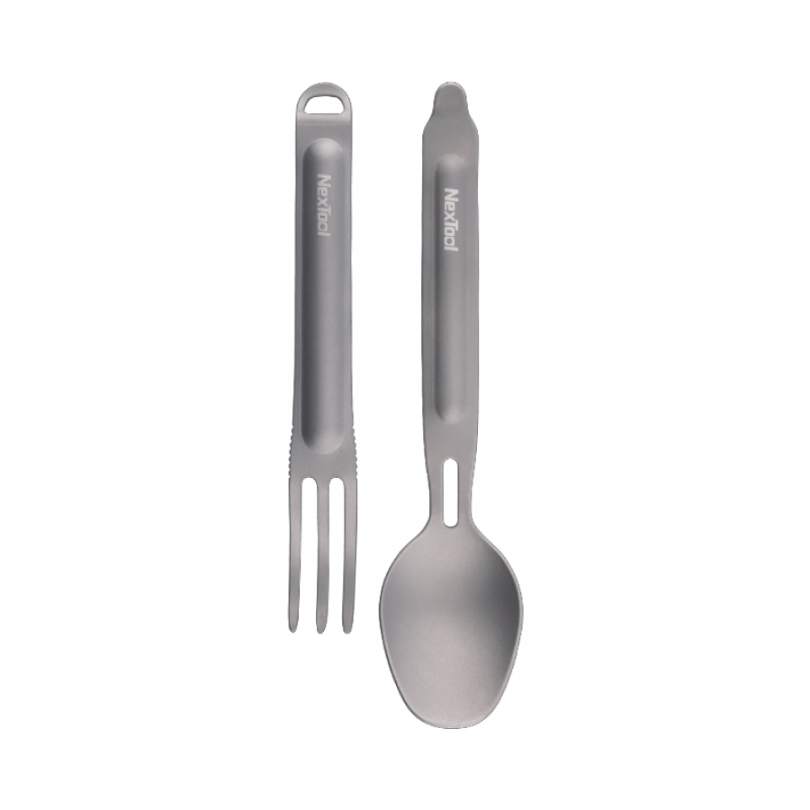 Набір столових приладів ложка, виделка NexTool Outdoor Spoon Fork