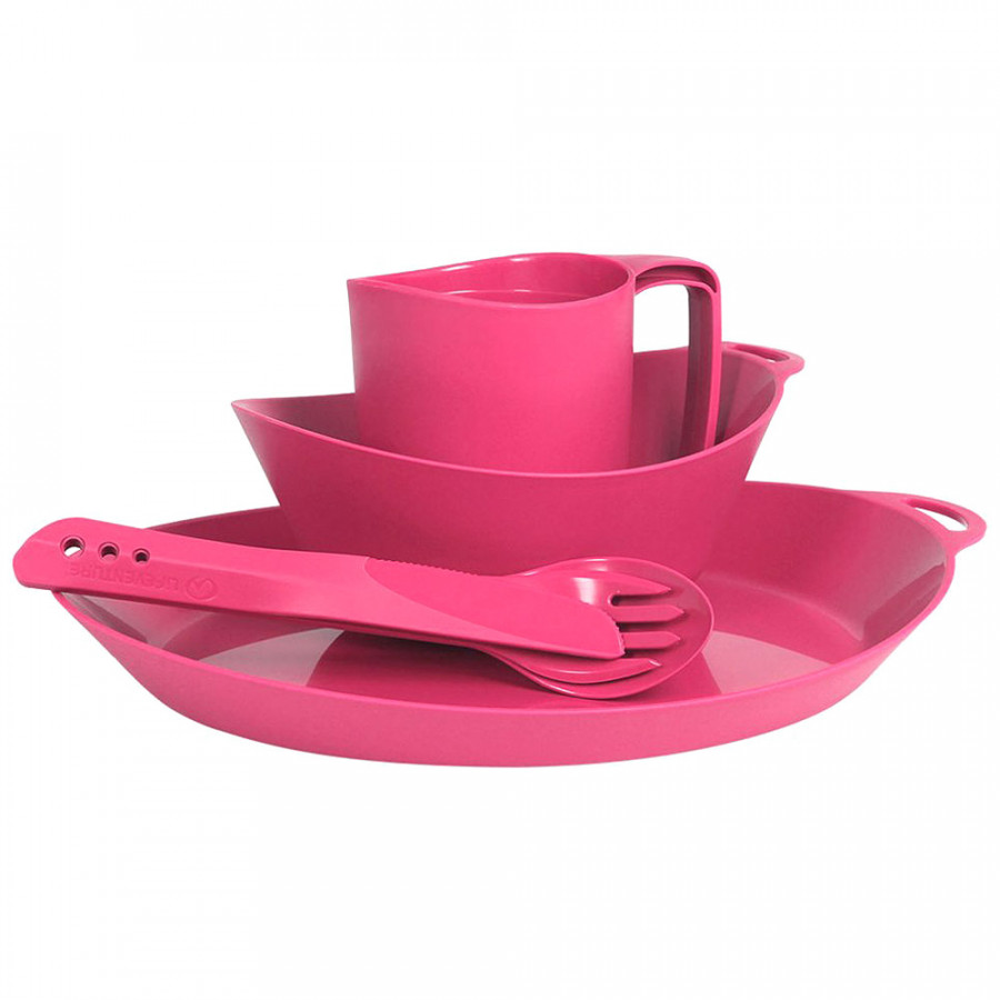 Lifeventure набір Ellipse Camping Tableware Set pink