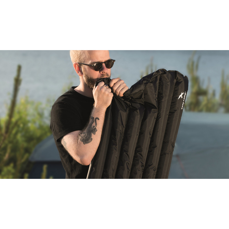 Килимок надувний Easy Camp Hexa Mat 6 cm Black (300050)