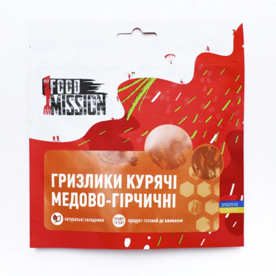 Гризлики курячі медово-гірчичні Food Mission