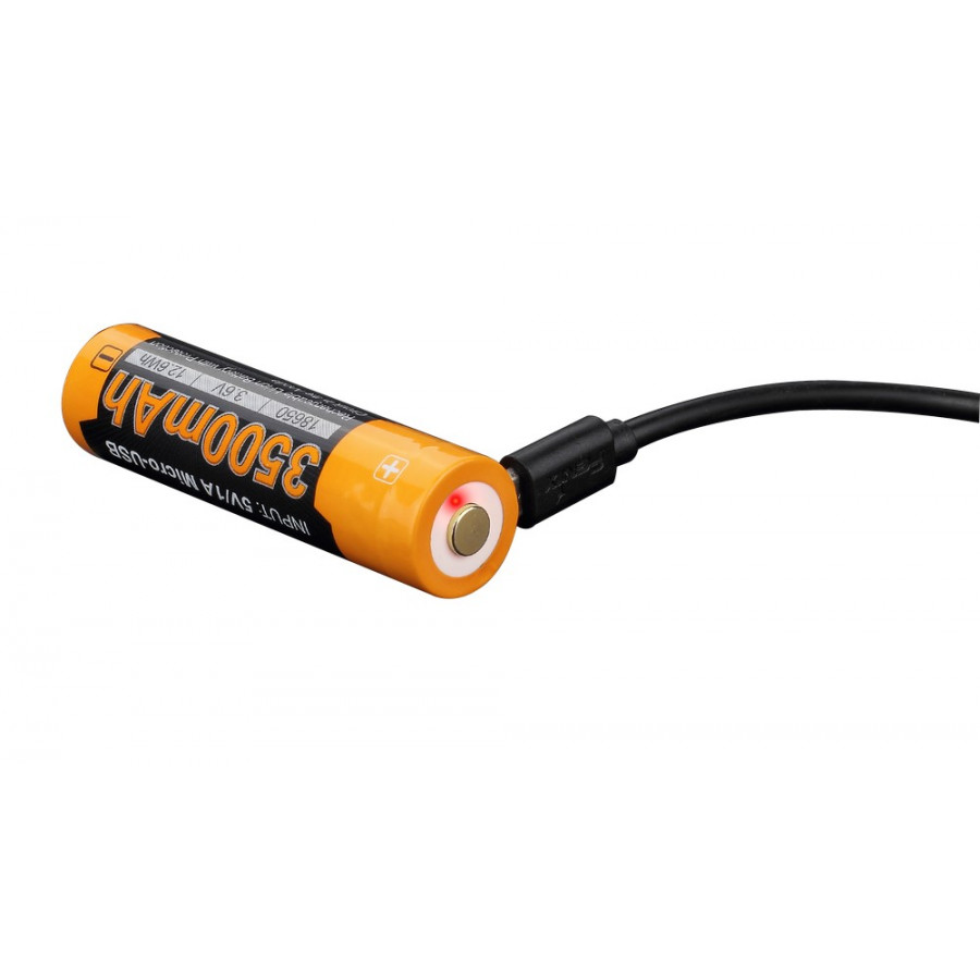 Акумулятор 18650 Fenix (3500 mAh) micro usb зарядка