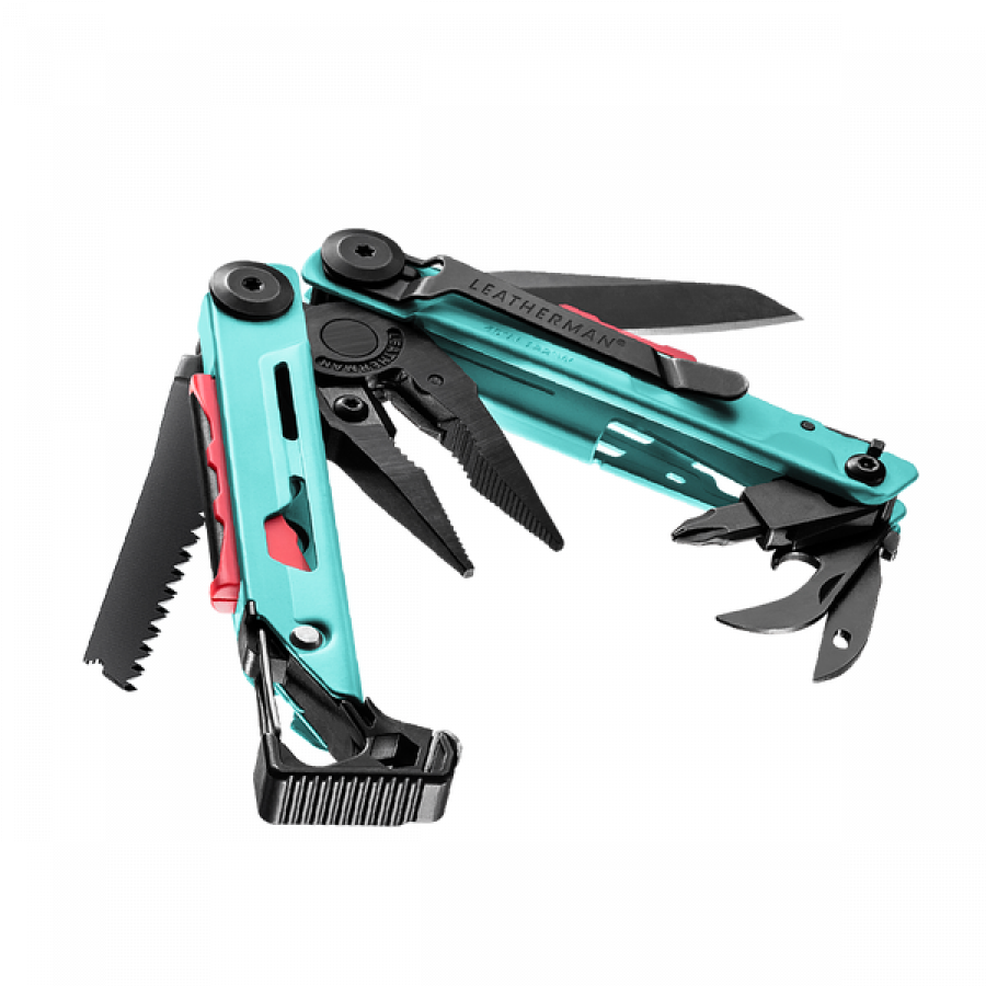 Мультитул LEATHERMAN SIGNAL AQUA, синтетичний чохол, картонна коробка