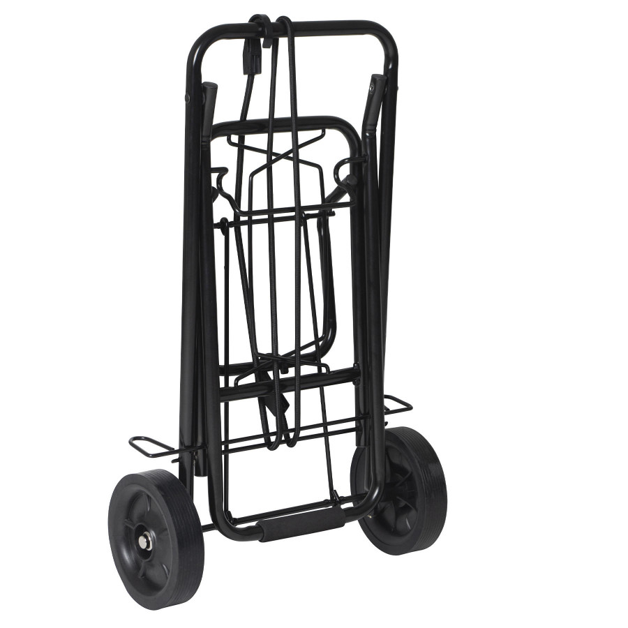 Візок господарський Bo-Camp Luggage Trolley Foldable 35 kg Black (5267281)