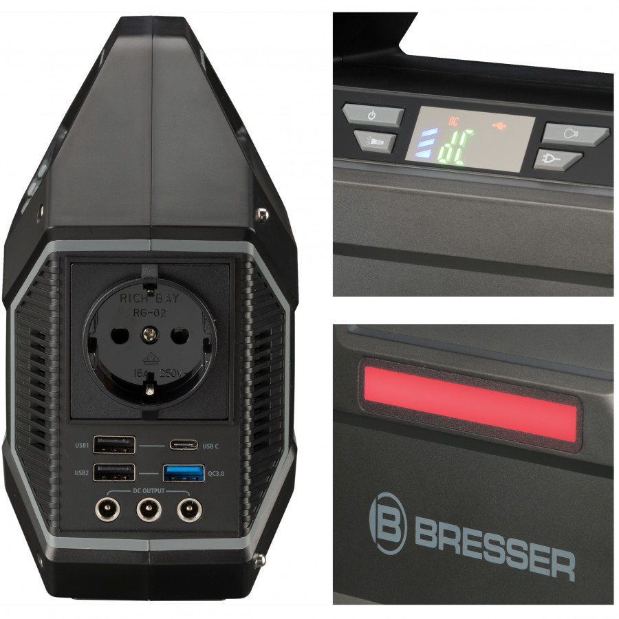 Портативна зарядна станція Bresser Portable Power Supply 100 Watt (3810000)