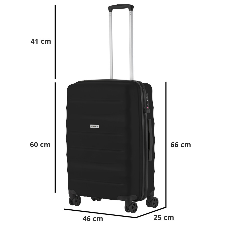 Валіза CarryOn Porter (M) Black (502444)