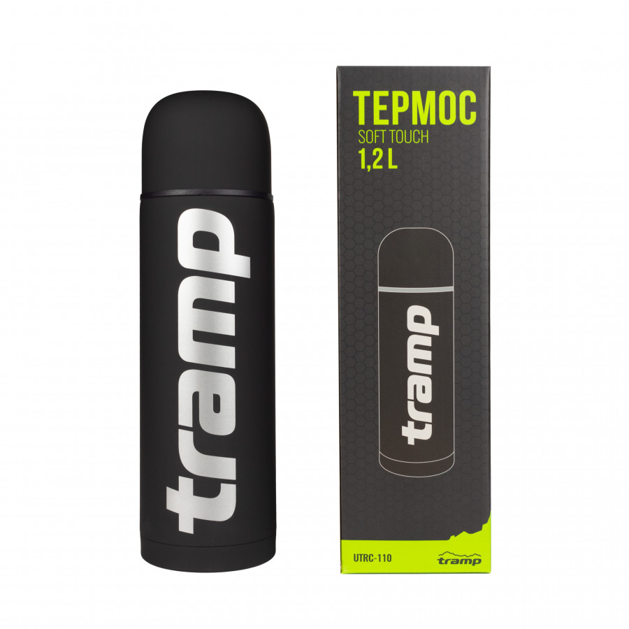 Термос TRAMP Soft Touch 1,2 л UTRC-110 black