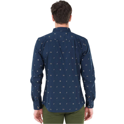 Picture Organic сорочка Traveler dark blue camp S