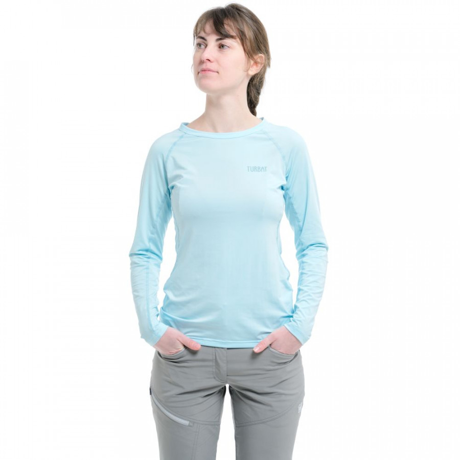 Термофутболка жіноча Turbat Hike Lite LS Wmn pastel blue - L - блакитний