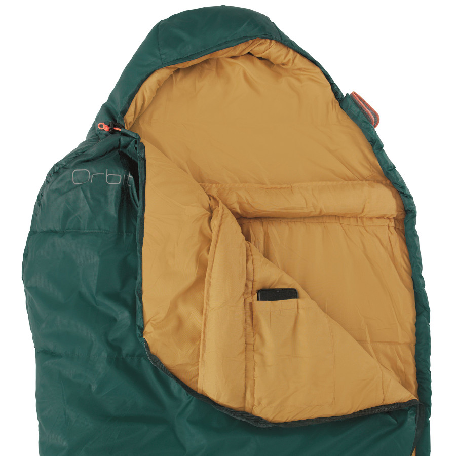 Спальний мішок Easy Camp Orbit 400/-9°C Petrol Blue Left (240161)