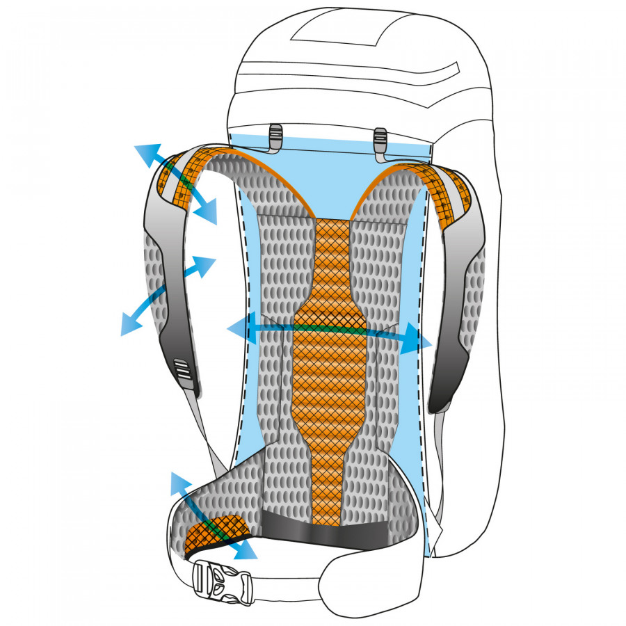 Рюкзак туристичний Ferrino Agile 25 Yellow (75222IGG)