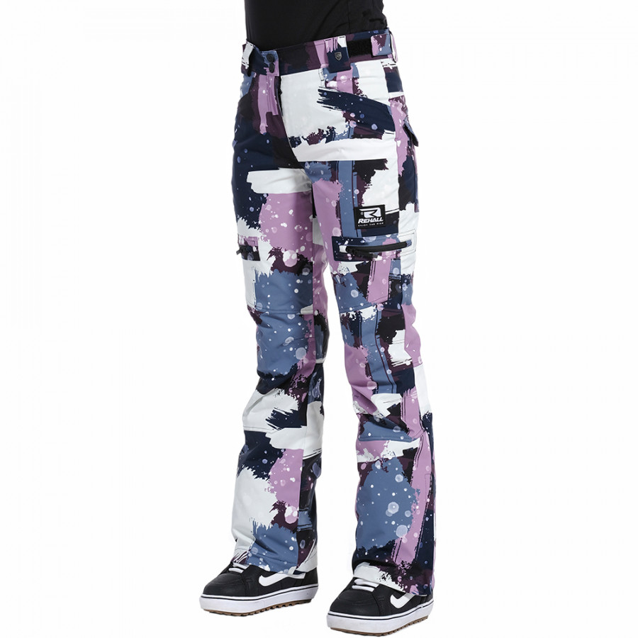 Rehall брюки Nori W 2024 camo abstract lavender S