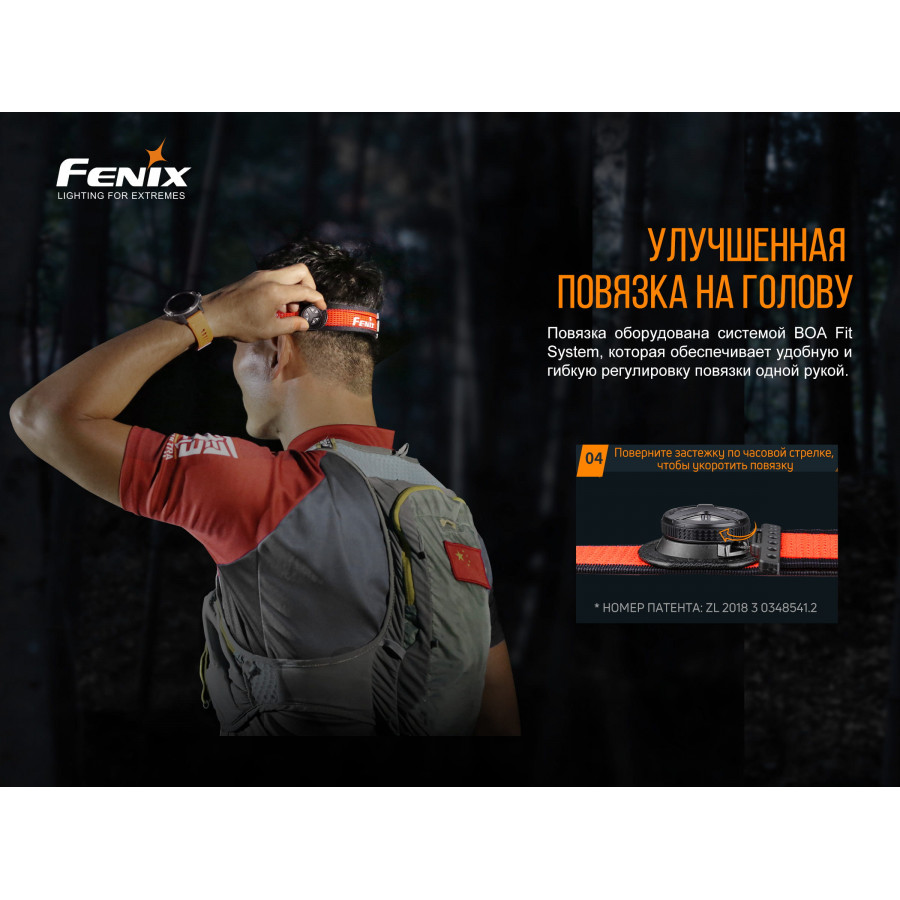 Налобний ліхтар Fenix HM65R-T Raptor