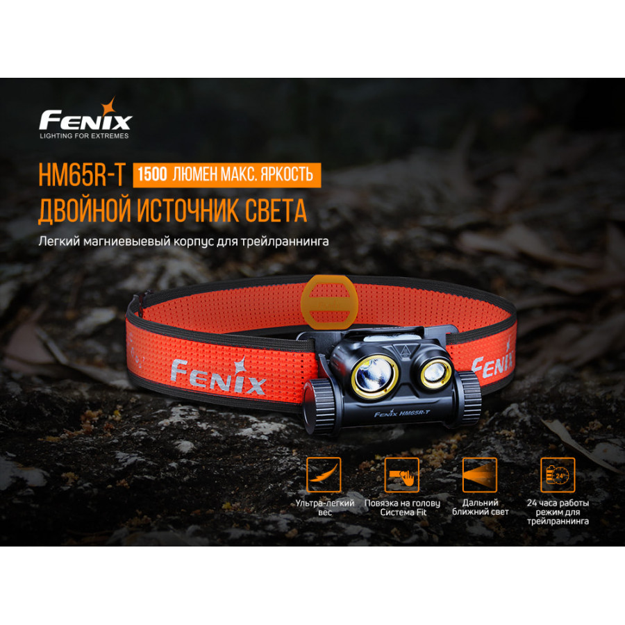 Налобний ліхтар Fenix HM65R-T Raptor