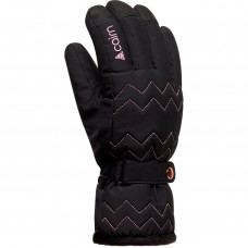 Cairn рукавички Abyss 2 W black zigzag-pink 7