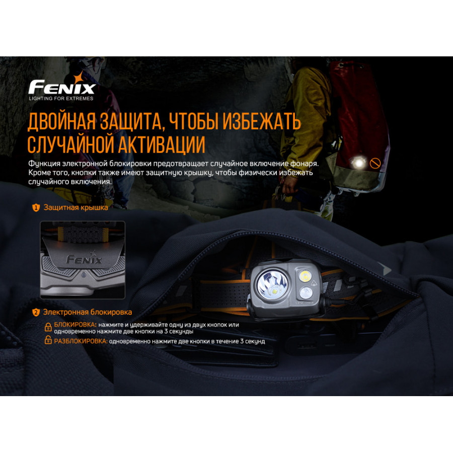 Ліхтар налобний Fenix HP25R V2.0