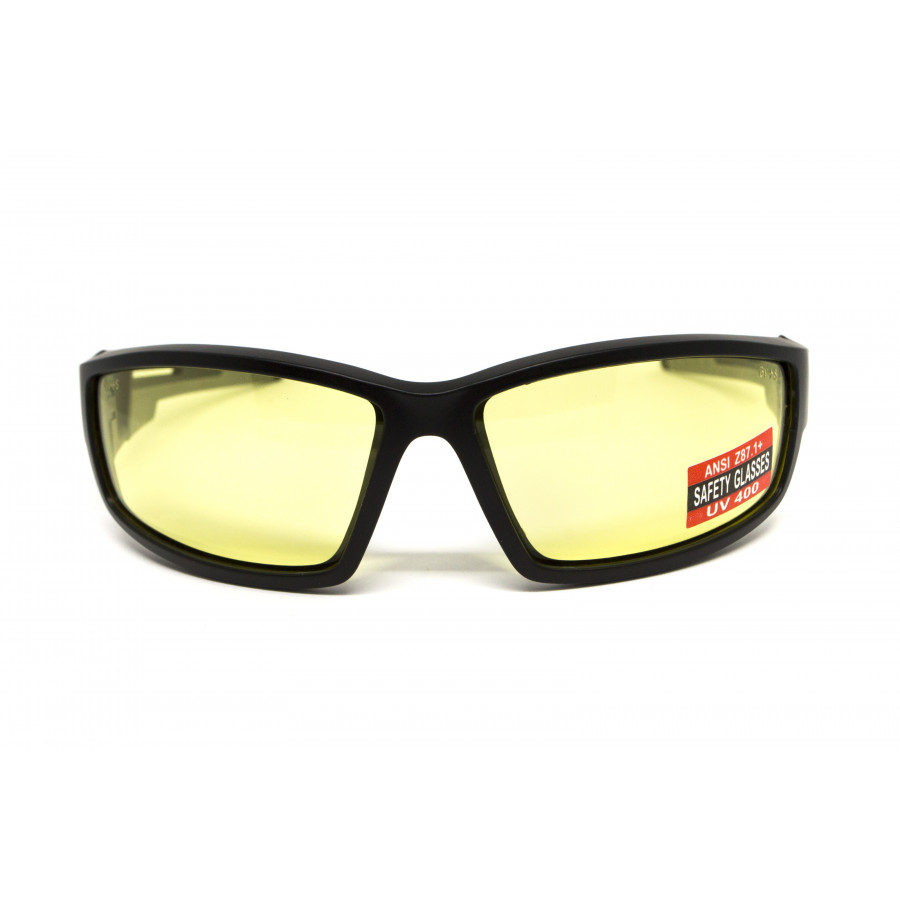 Окуляри захисні Global Vision Sly (yellow), жовті