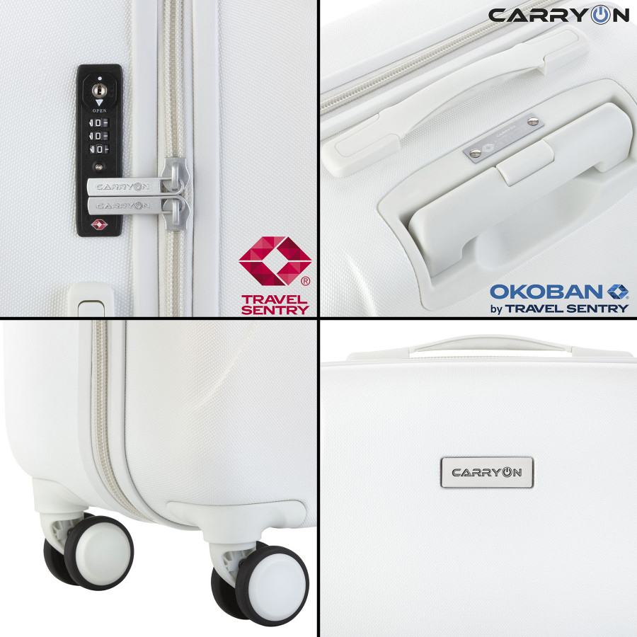 Валіза CarryOn Skyhopper (L) White (502424)