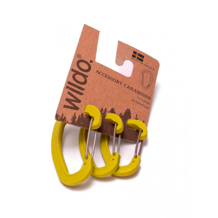 Набір карабінів WILDO Carabiner Set, Lime