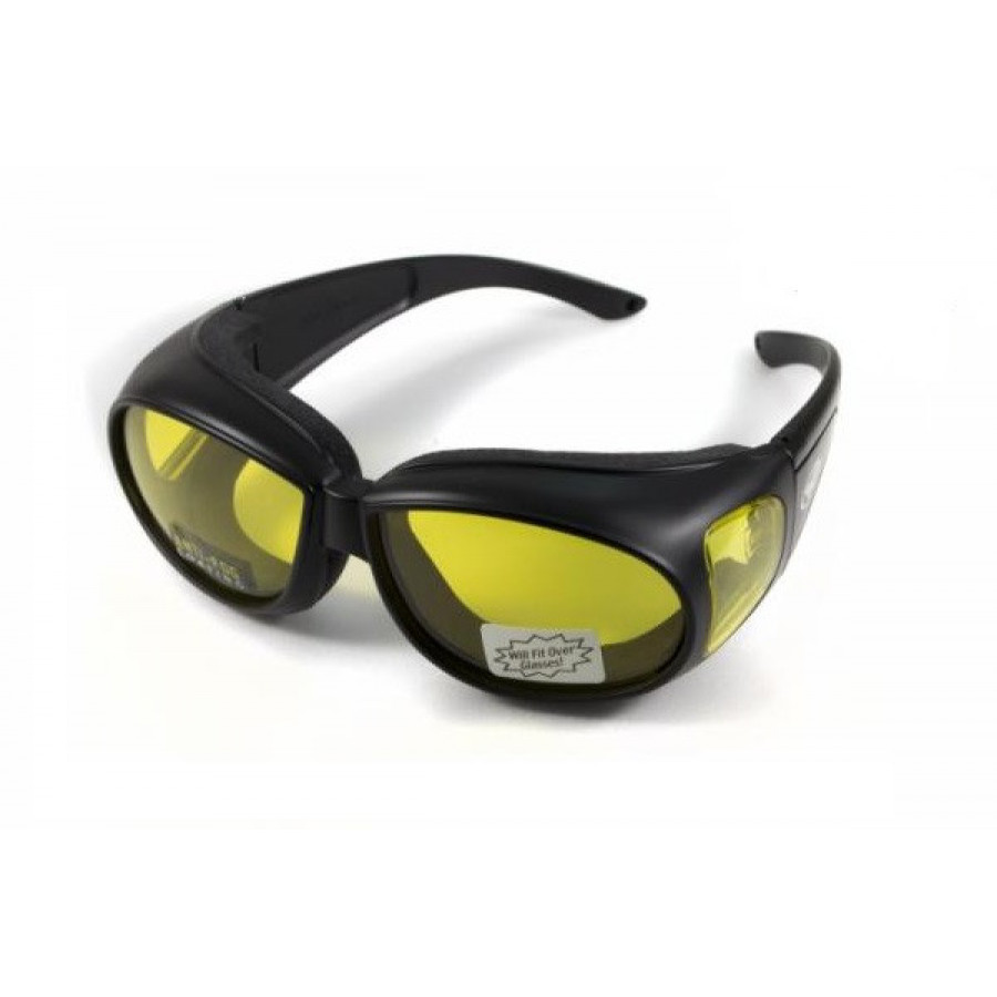 Окуляри захисні з ущільнювачем Global Vision Outfitter (yellow) Anti-Fog, жовті