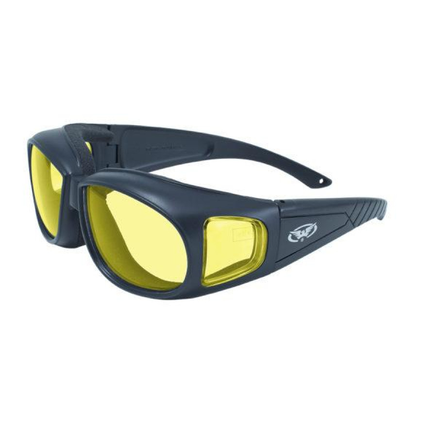 Окуляри захисні з ущільнювачем Global Vision Outfitter (yellow) Anti-Fog, жовті