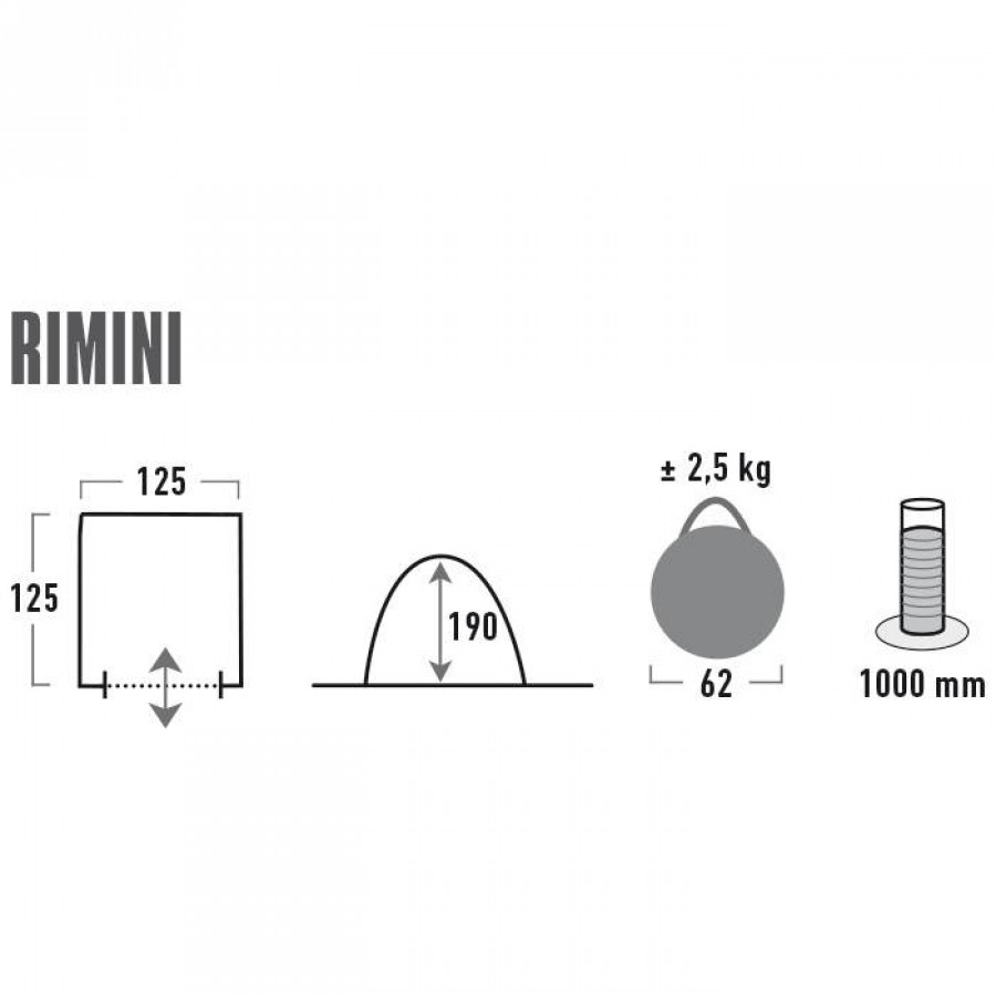 Намет High Peak Rimini Blue (14023)