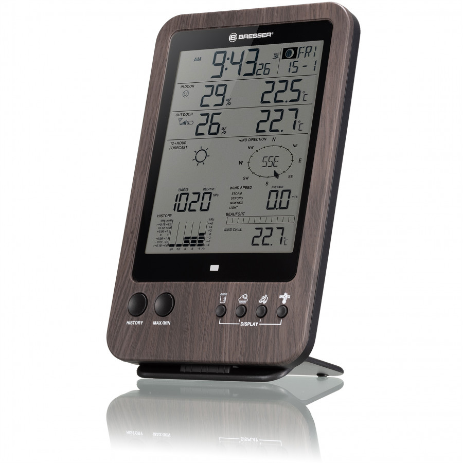 Метеостанція Bresser Weather Center 5-in-1 WTW Brown (7002512)