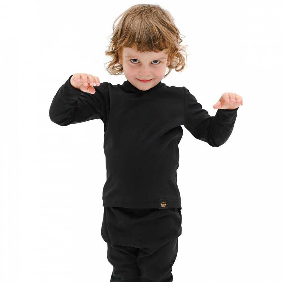 Термофутболка дитяча Turbat Yeti Top Kids anthracite black - 140