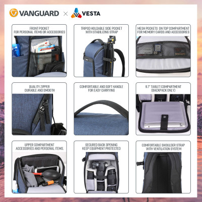 Рюкзак Vanguard Vesta Aspire 41 Gray (Vesta Aspire 41 GY)