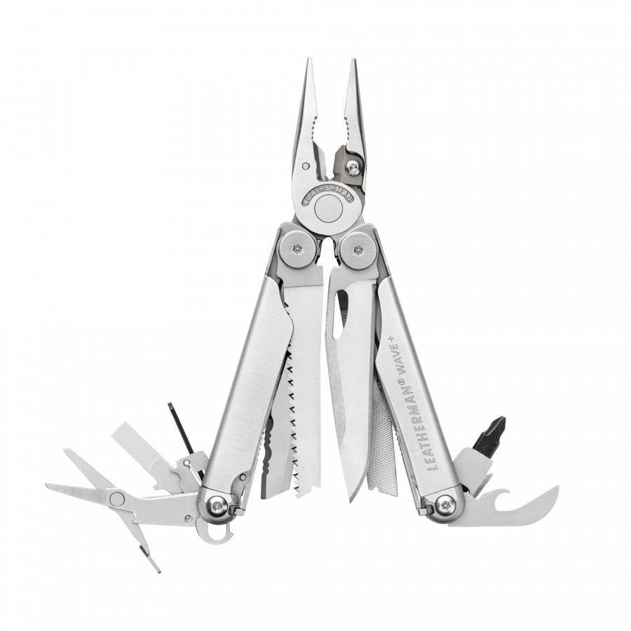 Мультитул Leatherman Wave Plus, Stainless Steel