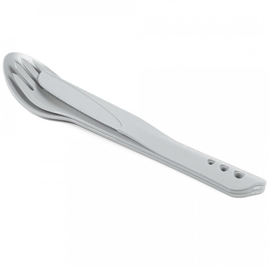 Lifeventure виделка, ложка, ніж Ellipse Cutlery light grey