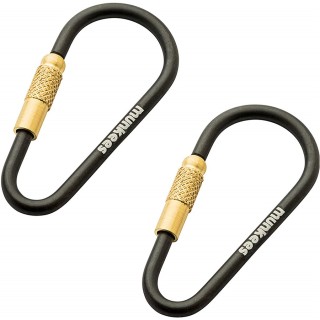 Munkees 3201 карабіни Mini Link 3 mm x 48 mm 2-Pack black