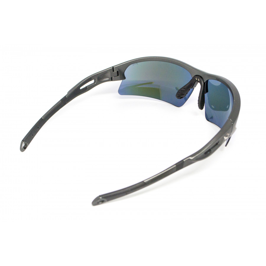 Окуляри захисні Venture Gear MontEagle GunMetal (ice blue mirror) Anti-Fog, дзеркальні сині