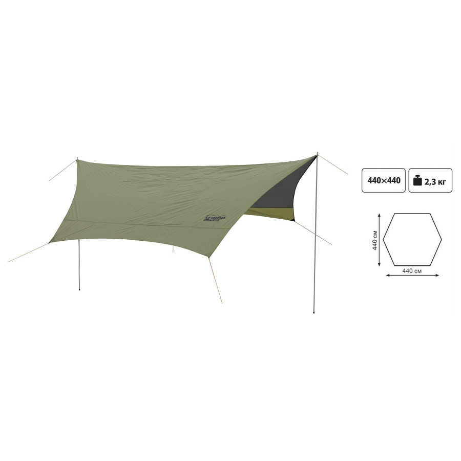 Тент зі стійками Tramp Lite Tent green UTLT-034