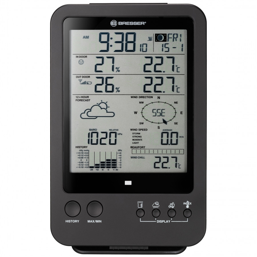 Метеостанція Bresser Weather Center 5-in-1 (7002510)