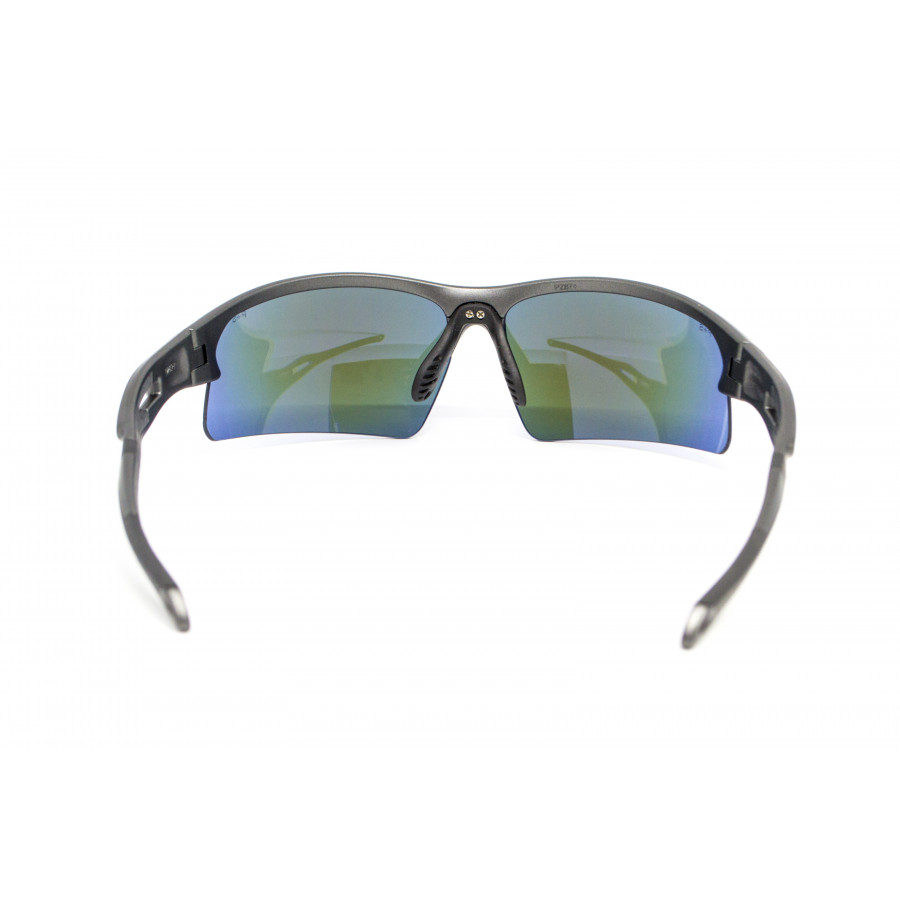 Окуляри захисні Venture Gear MontEagle GunMetal (ice blue mirror) Anti-Fog, дзеркальні сині