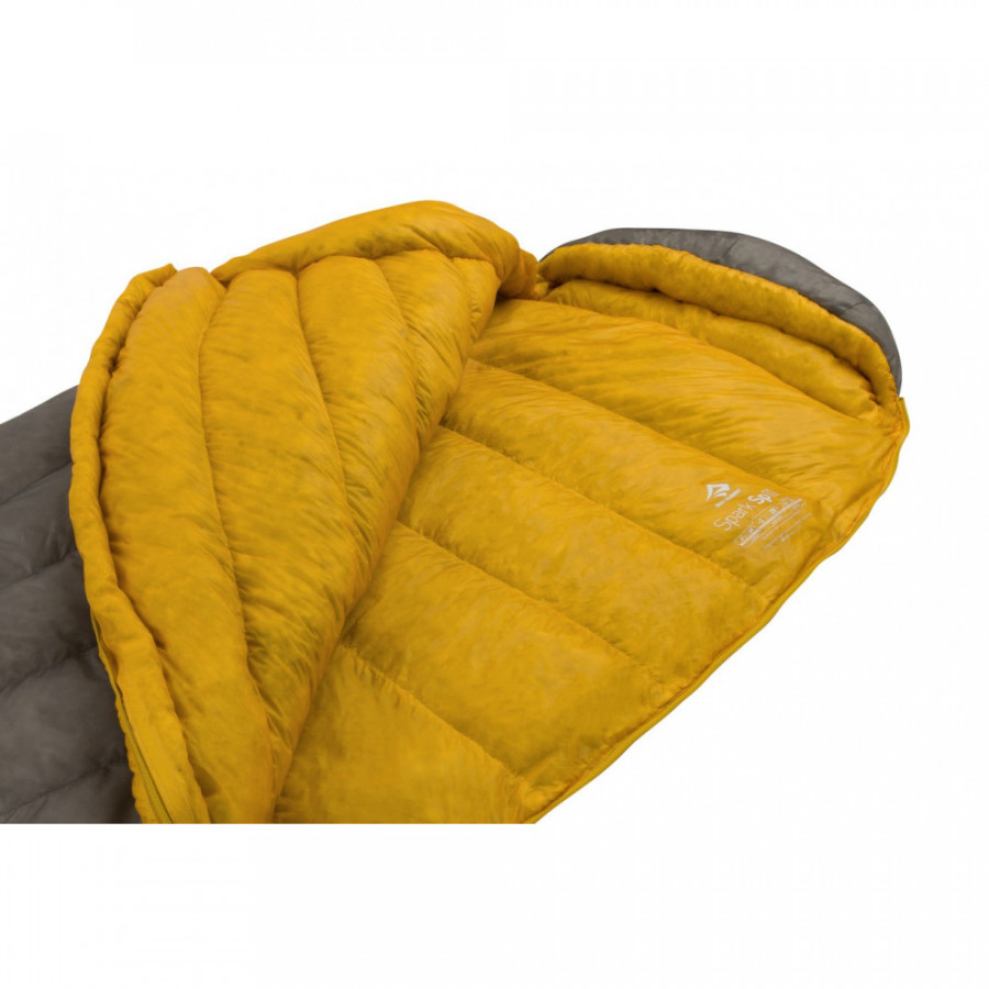 Спальний мішок Sea to Summit Spark SpII, 198 см - Left Zip, Dark Grey/Yellow