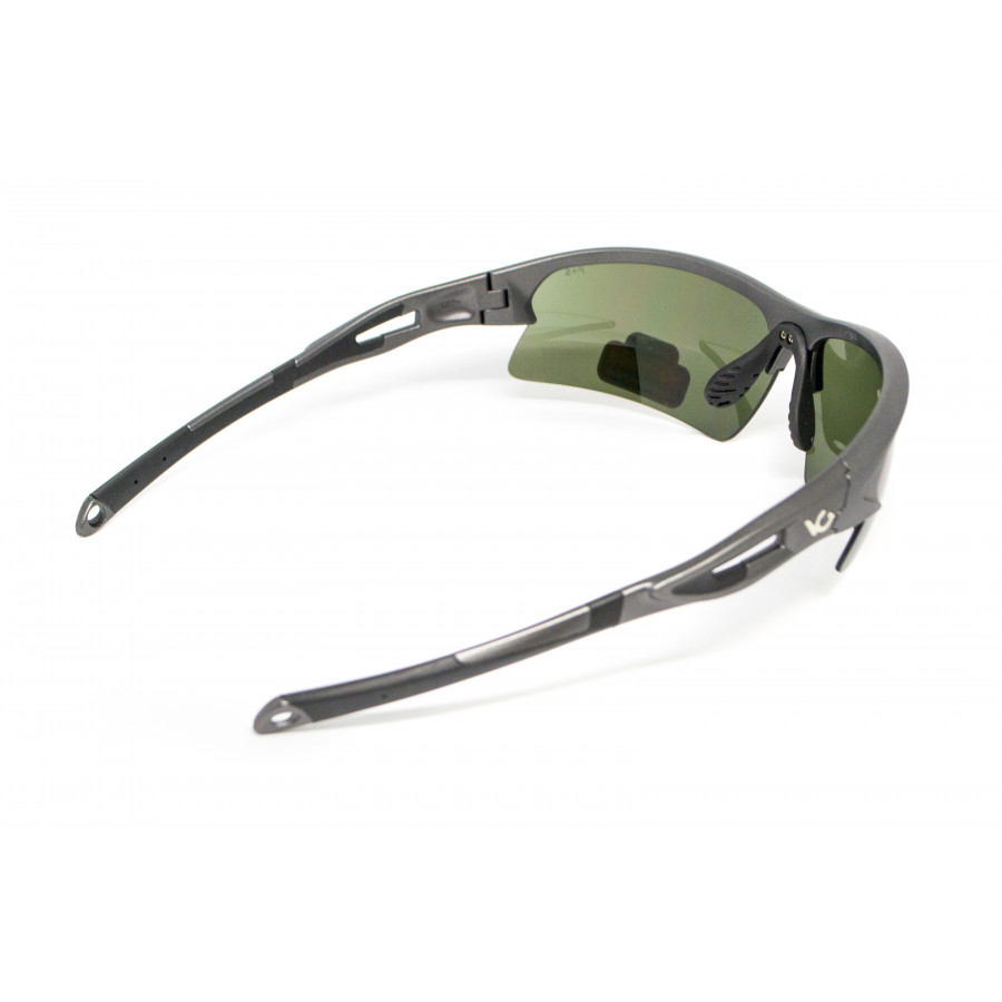 Окуляри захисні Venture Gear MontEagle GunMetal (forest gray) Anti-Fog, сіро-зелені