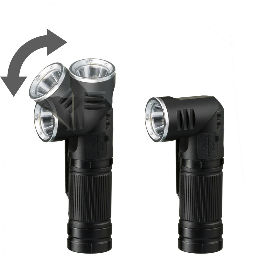 Ліхтар налобний National Geographic Iluminos Led Flashlight head mount 450 lm (9082500)