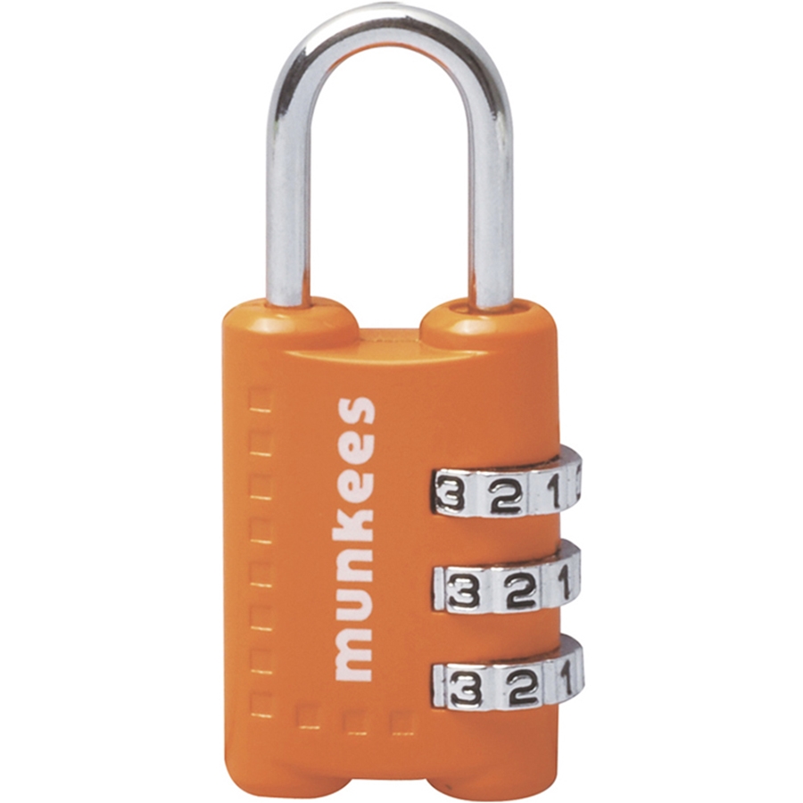 Munkees 3604 брелок-замок Combi Lock 1 orange