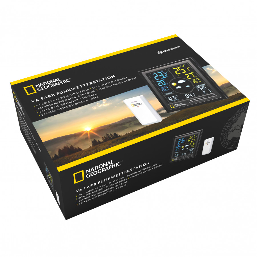 Метеостанція National Geographic VA Colour (Black) (9070600)